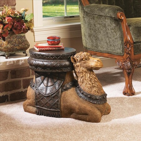 Design Toscano The Kasbah Camel Sculptural Side Table AH22576
